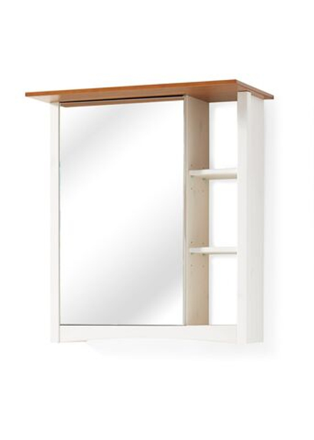 Шкаф навесной Паула однодверный с зеркалом