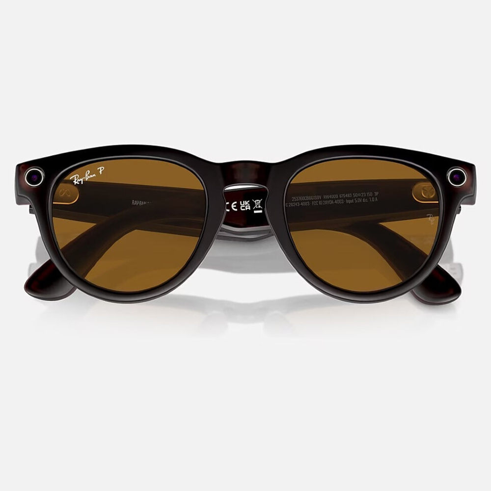 Ray-Ban Meta Headliner ( Цвет оправы - матовый черный, цвет линз - коричневый )