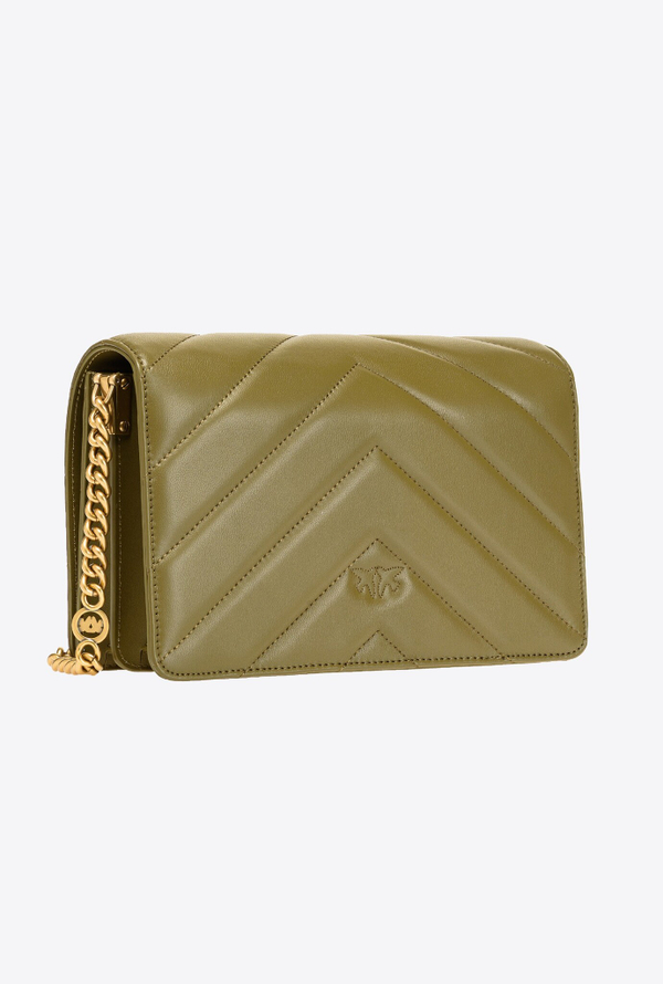 CLASSIC LOVE BAG CLICK BIG CHEVRON – green