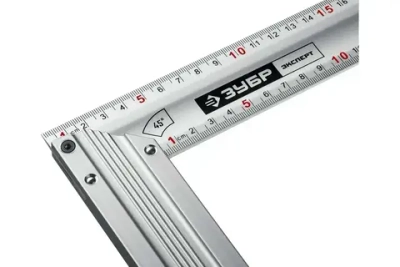 Жесткий столярный угольник ЗУБР 400 мм 34392-40