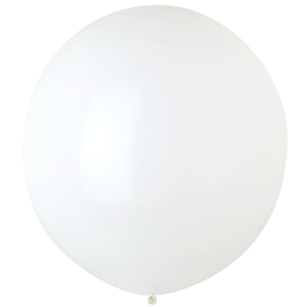 Шар латексный Пастель 69 см (Белый)