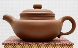259007 Чайник ИСИН "ФАНГУ" (Под старину) 280мл, глина красный