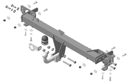 Фаркоп для CHERY Tiggo 8, Pro с 2019-н.в. (без электрики, паспорт и сертификат в комплекте) Motodor.99005-A