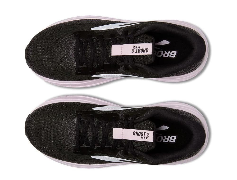 Кроссовки для бега женские Brooks Ghost Max 2 W Черно-Пудровые