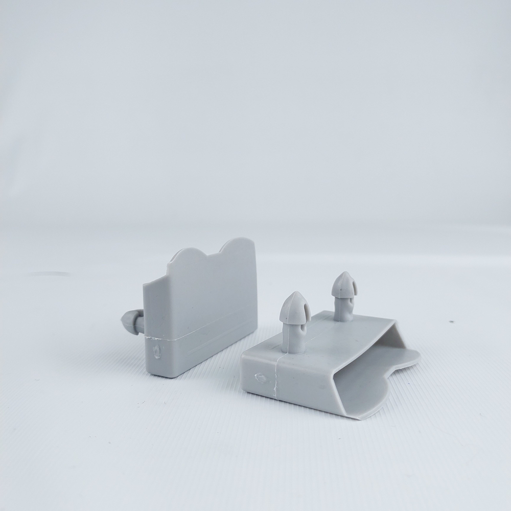 Латодержатель накладной односторонний 63 мм (серый)