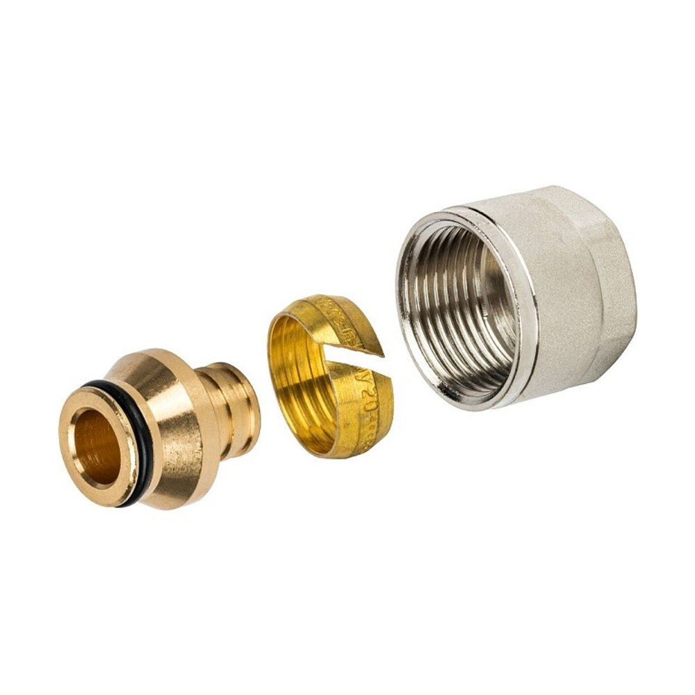 Соединение резьбозажимное STOUT - 20x2.8 x 3/4" (для трубы 20x2.8)