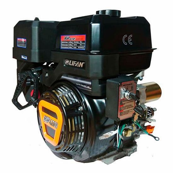 Двигатель бензиновый "LIFAN" KP420E (17 л.с., эл. стартер)
