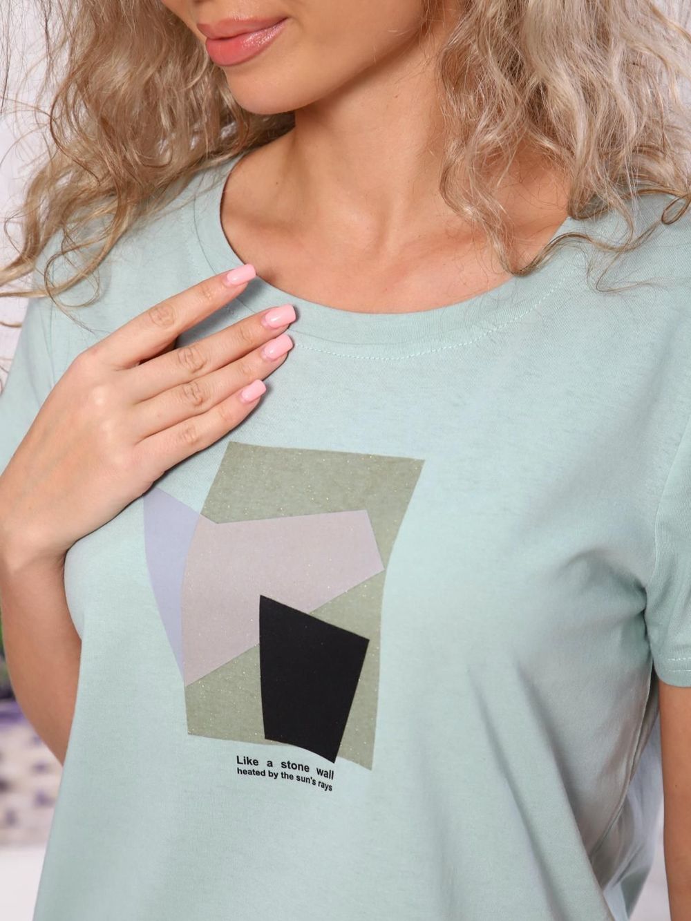 Притяжение - футболка зеленый Iv-capriz (Акция)