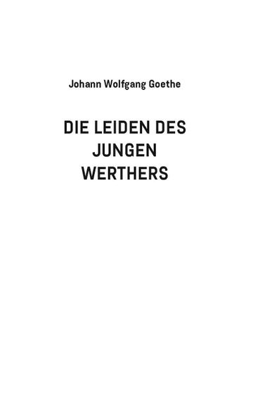 Gənc Verterin İztirabları