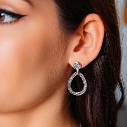 Серьги Fiore Luna CAL A2103SW-E05.1 BW/S