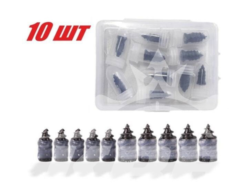 Набор саморезов для ремонта бескамерных шин 6.2-12мм (10 шт.) (KRAL)