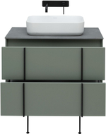 Тумба с раковиной Allen Brau Reality 1.32005.CGM 80 cement grey matt