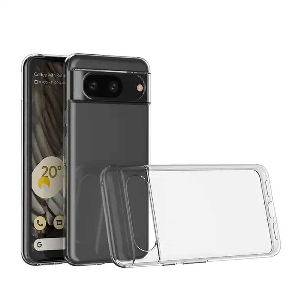 ✓ Тонкий силиконовый чехол для смартфона Google Pixel 8 серия Ultra Clear  от Caseport - купить по отличной цене 🤑 в интернет магазине caseport в  Москве и СПб