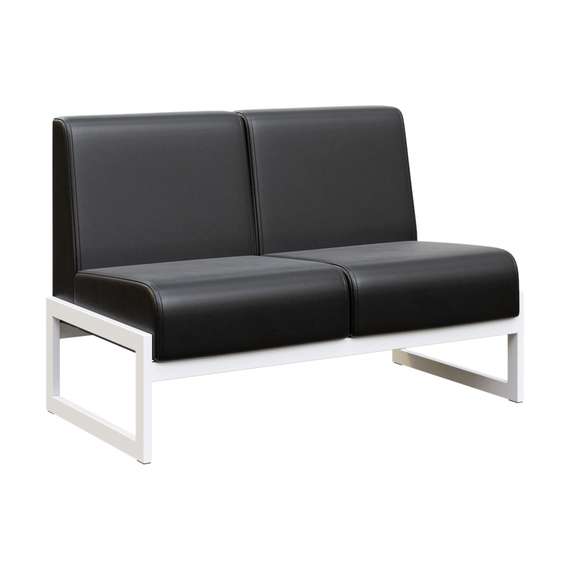 Module Диван двухместный MD.D2 Oregon 16/Металл Белый 1255*700*800