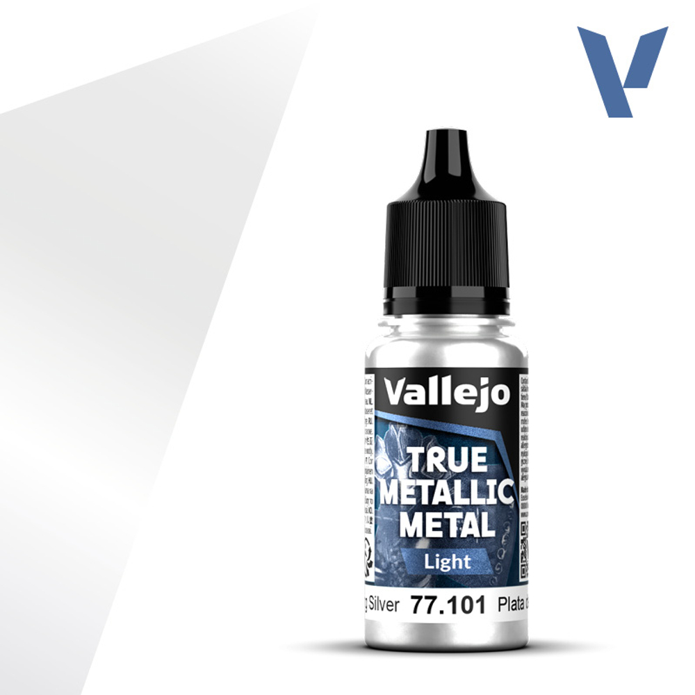 Vallejo True Metallic Metal - Sterling Silver (Light)