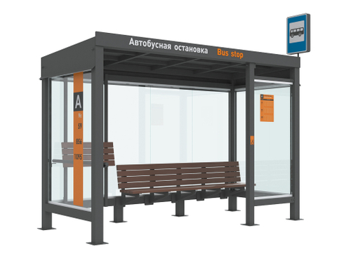 ОСТАНОВОЧНЫЙ ПАВИЛЬОН «ГОРОДСКОЙ СТАНДАРТ», СЕРИЯ «РЕГИОН СТАНДАРТ»