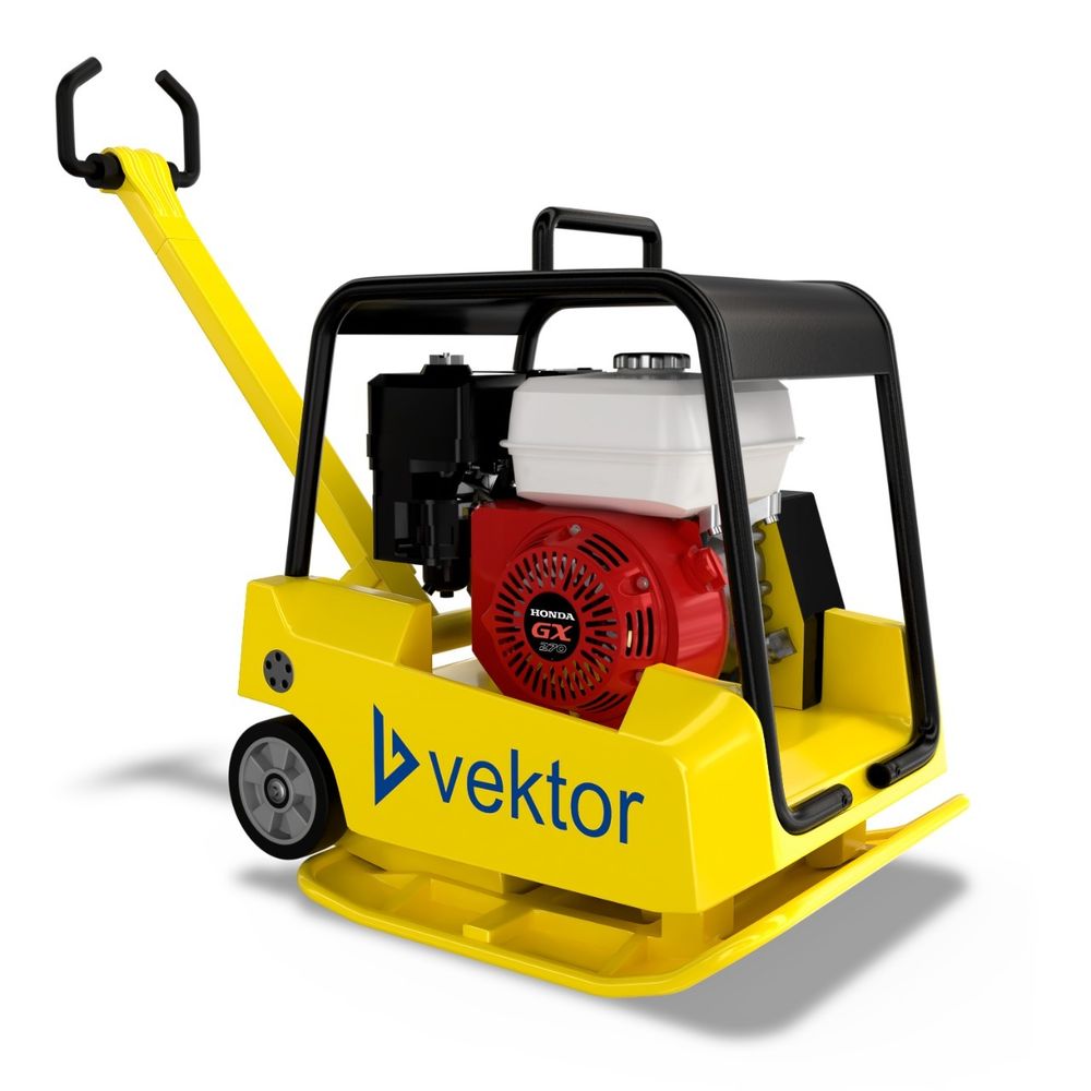 Виброплита реверсивная Vektor VPG-160С гидравлическая - [172 кг / 30 кН / Honda GX270]