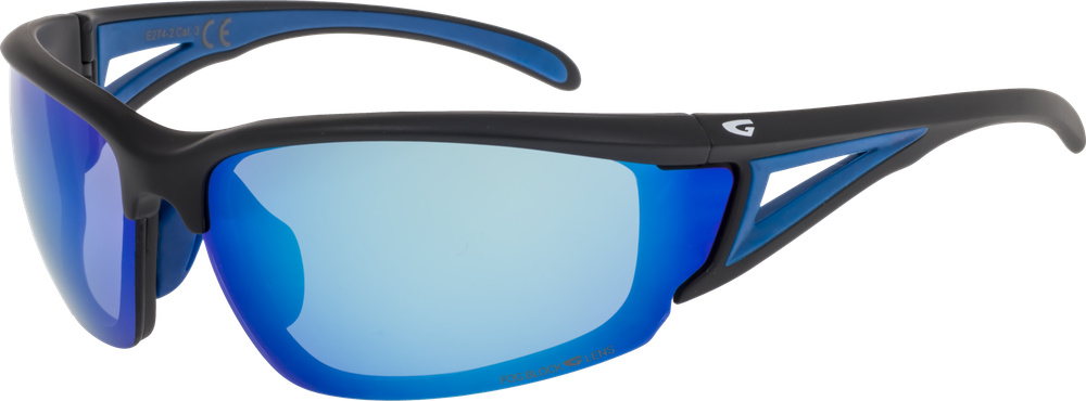 Спортивные очки GOG Lynx / Matt Black-Blue / White-Blue Lens