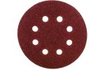 738037 Круг абразивный P 60, на ворсовой подложке под "липучку" 125 мм, перфорированный, 5 шт. Сибртех