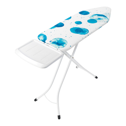 Гладильная доска 124x45см Brabantia PerfectFlow Голубые брызги