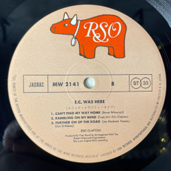 Винтажная виниловая пластинка LP Eric Clapton E.C. Was Here (Japan 1975) (No Obi) Rambling On My Mind