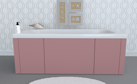 Экран под ванну комбинированный TR-8-112 иксора матовый