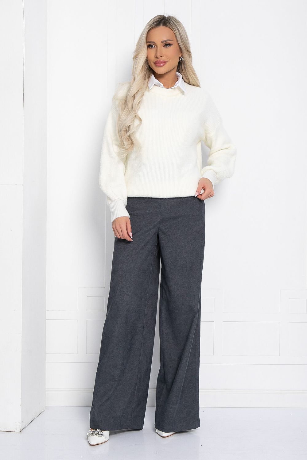 Брюки Жанин (серые) Б12308-10 LT Collection