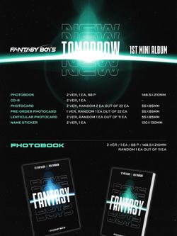 Альбом FANTASY BOYS - NEW TOMORROW 1st Mini Album RANDOM Version