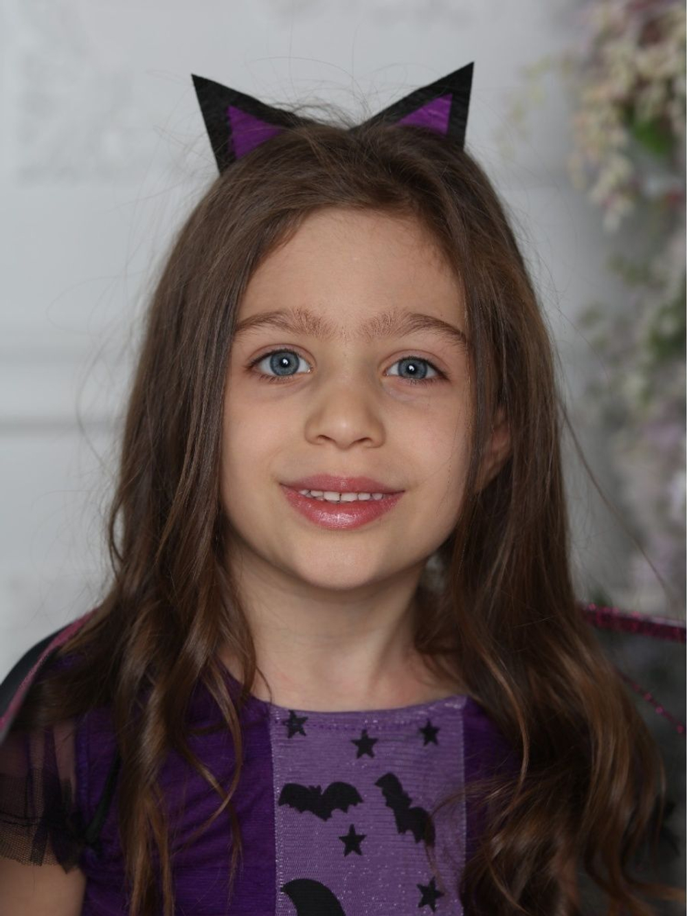 Костюм летучей мыши на Хэллоуин с крыльями и ободком