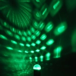 Диско-шар mini «Каледоскоп», LED (красный, зеленый, синий), переходник USB Type-C