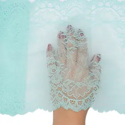 Кружево эластичное ментол 21 см