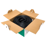 Кабель витая пара TERACOM Cat.5E U/UTP 4 пары solid внешний оболочка LDPE цвет черный (упак. 305м) (305.00 шт.)