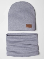 Шапка для мальчика осенняя и снуд