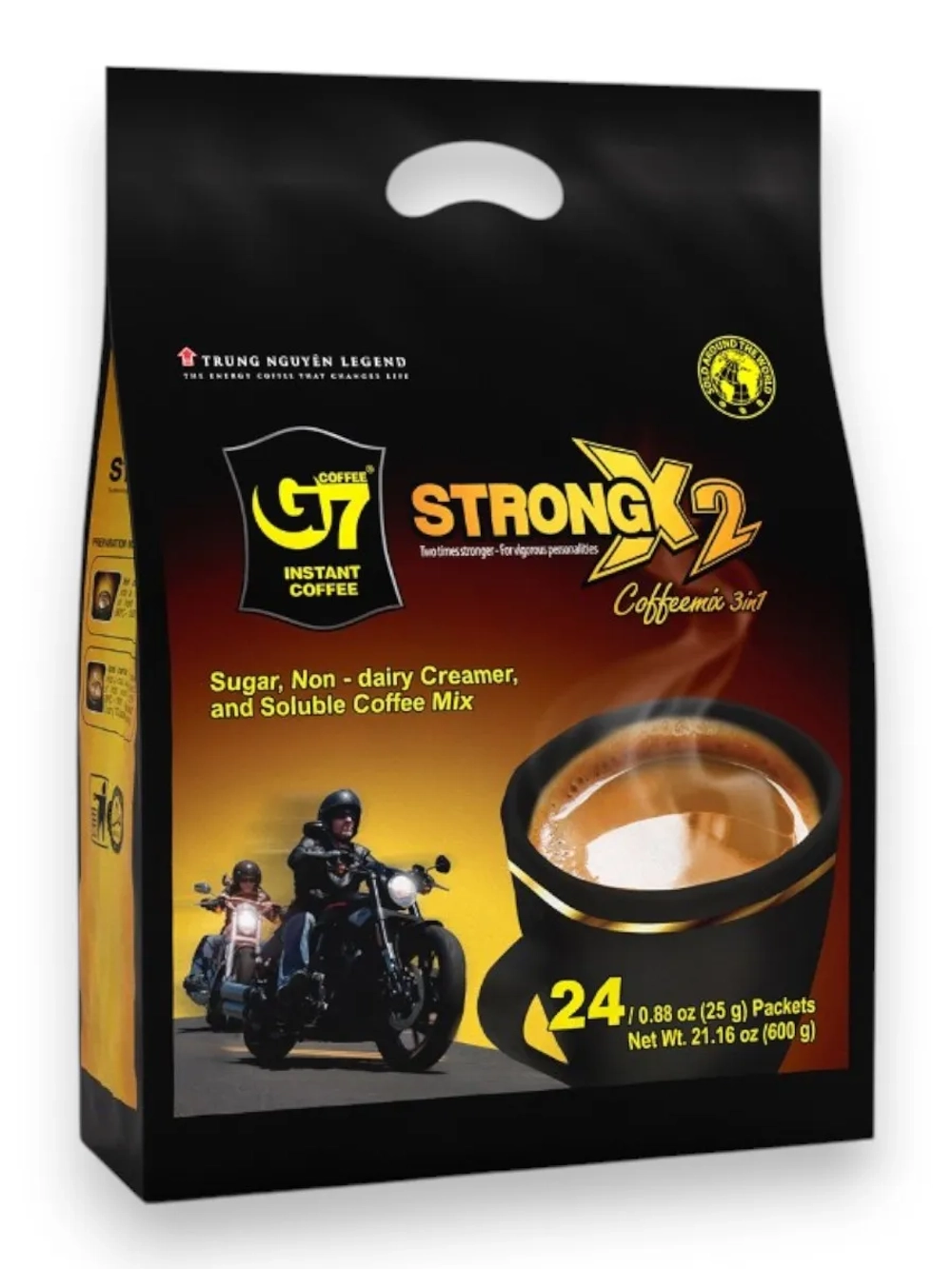Кофе растворимый Strong x2 3в1 G7 (24 саше) 600 г