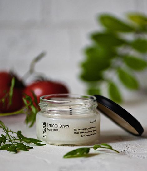 №42 Листья томата, ароматическая свеча Library, Nomkamo
