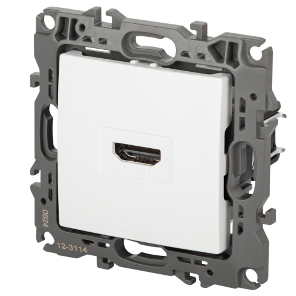 Розетка ЭРА Серия 12 12-3114-01М HDMI белый матовый