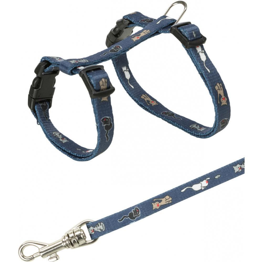 Шлейка для котят Trixie Kitten Harness, размер 21х33х0.8см.