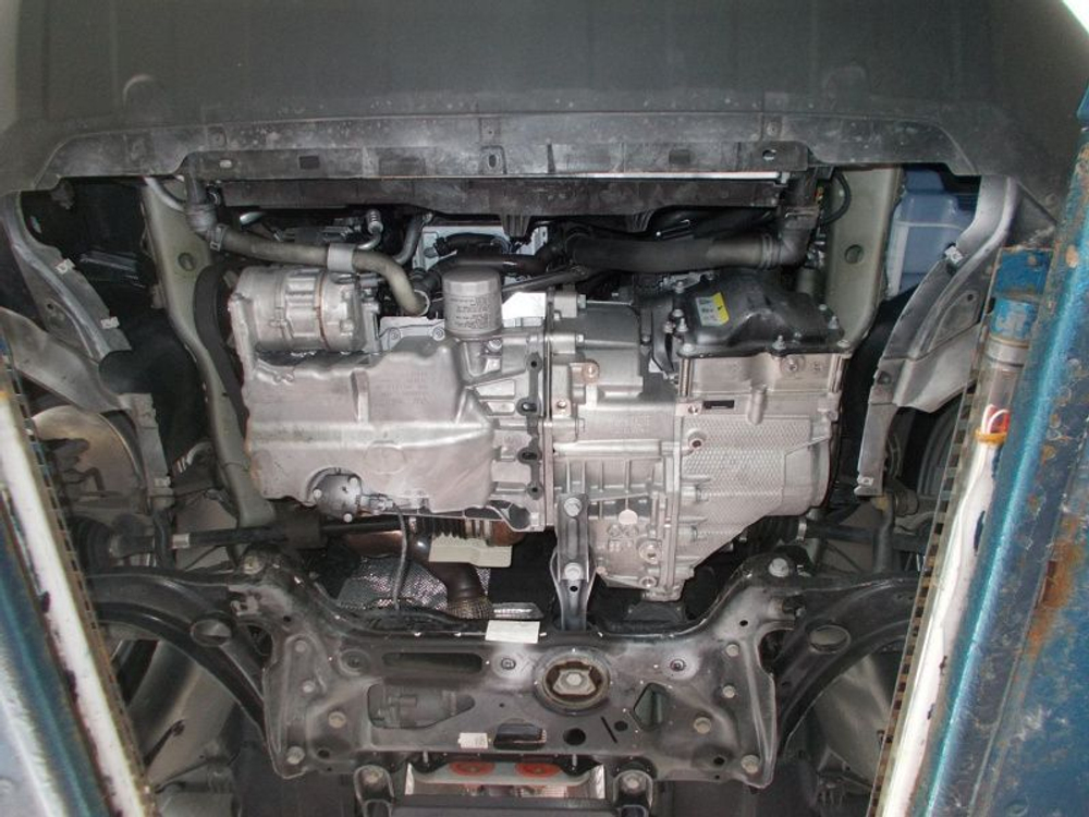 Защита картера и КПП Sheriff для Skoda Octavia III (A7) 2013-2020 арт.21.2680 V1