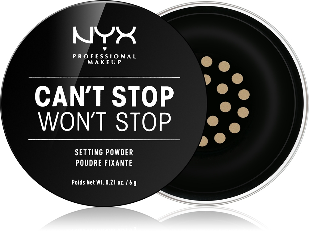 NYX Professional Makeup Can't Stop Won't Stop - рассыпчатая пудра, 6 g