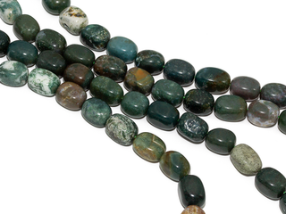 Бусины из агата 12х17мм, прямоугольная галтовка