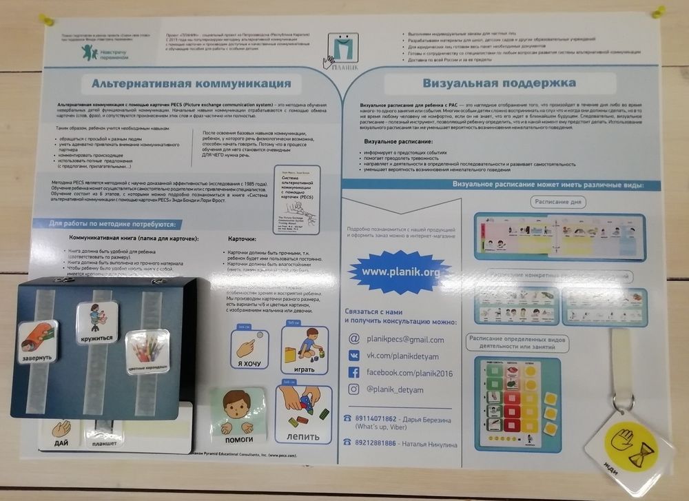 Информационный стенд &quot;Альтернативная коммуникация и визуальная поддержка&quot;&quot;
