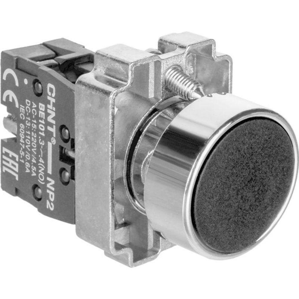 Кнопка управления NP2-BA21 без подсветки 1НО IP40 (R) черн. CHINT 573955