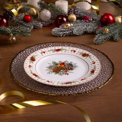 ТАРЕЛКА ЗАКУСОЧНАЯ LEFARD "CELEBRATION" 20,5 СМ (КОР=18ШТ.)