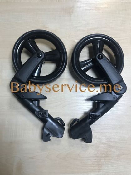 Колесный блок Peg-Perego Pliko Switch передний правый черный