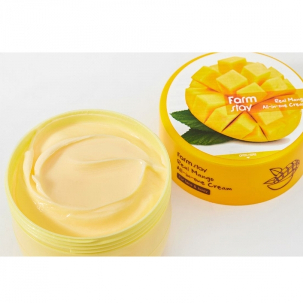 Farm Stay Real Mango All-In-One Cream многофункциональный крем с экстрактом манго