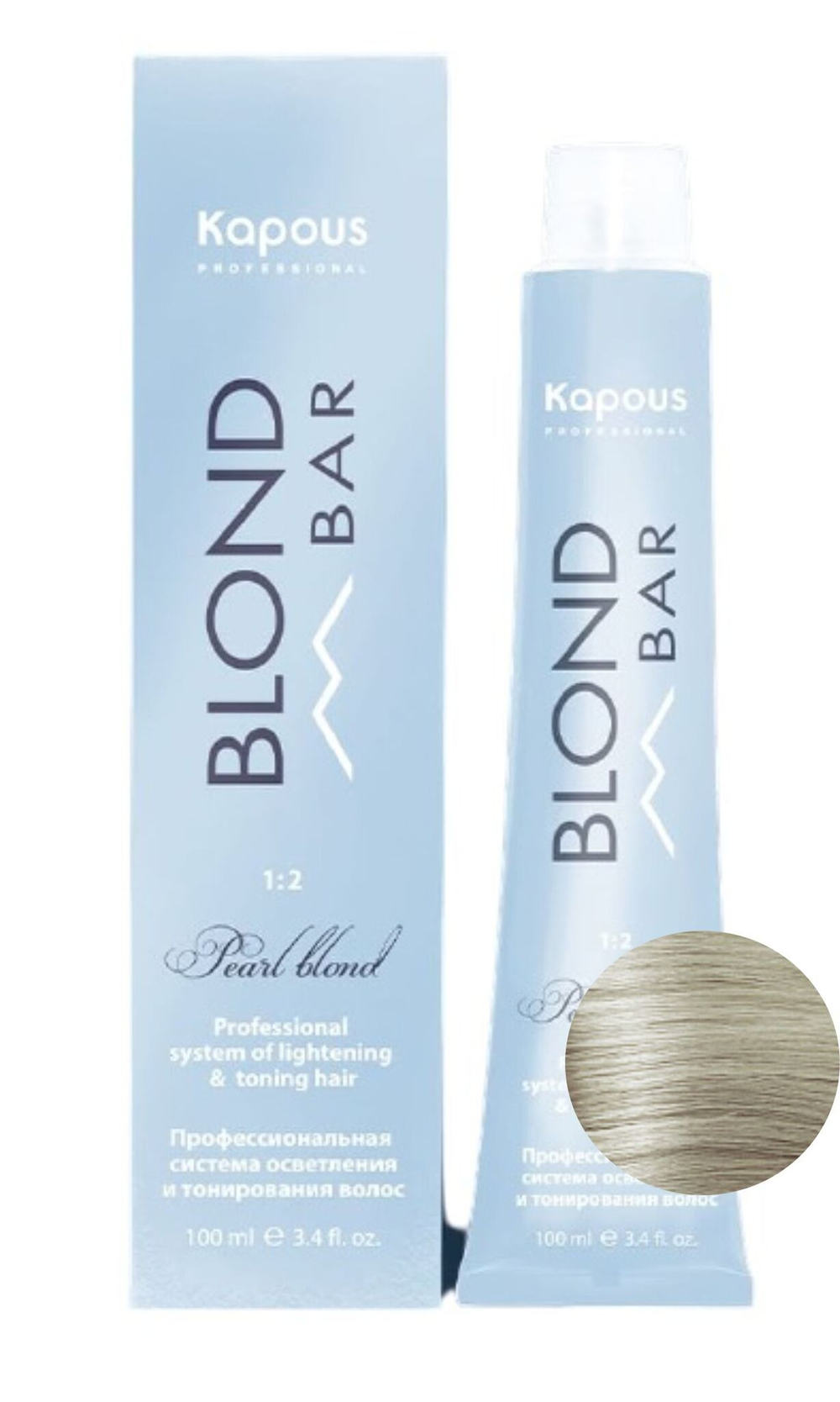 Крем-краска "Blond Bar" 1002 Перламутровый 100 мл