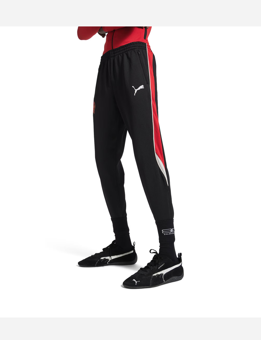 Balenciaga Speedcat Suede "Black White"