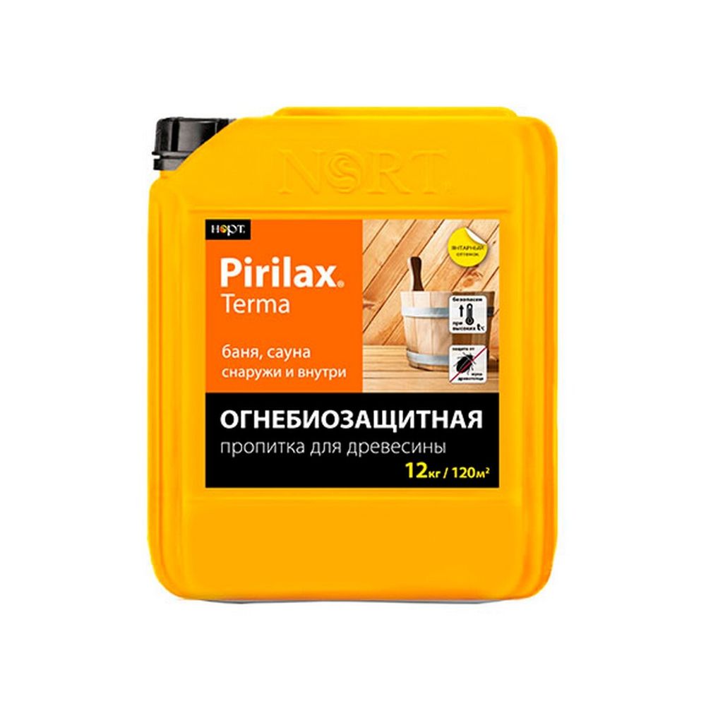 Пропитка огнебиозащита Пирилакс-Терма д/внутр/р. и бань/саун  12кг