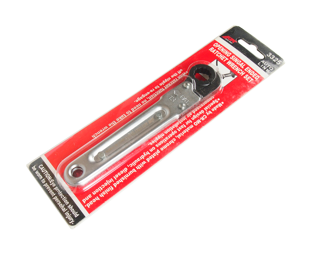 Ключ раскрывающийся 13мм 12-ти гранный L=150мм с трещоткой JTC