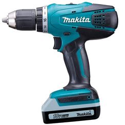 Аккумуляторная дрель-шуруповерт Makita DF457DWE+набор бит